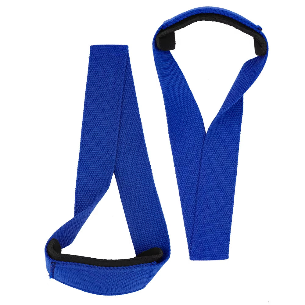 Padded Figure 8 Straps Deadlift Weight Lifting Wrist Straps Power Lifters Workout Pull-Ups Horizontal Bar Gym Fitness