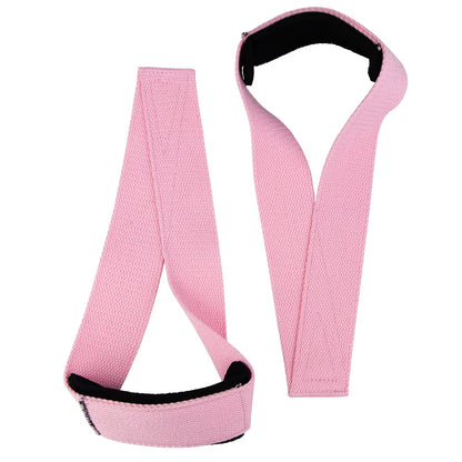 Padded Figure 8 Straps Deadlift Weight Lifting Wrist Straps Power Lifters Workout Pull-Ups Horizontal Bar Gym Fitness