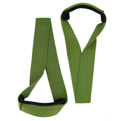 Padded Figure 8 Straps Deadlift Weight Lifting Wrist Straps Power Lifters Workout Pull-Ups Horizontal Bar Gym Fitness